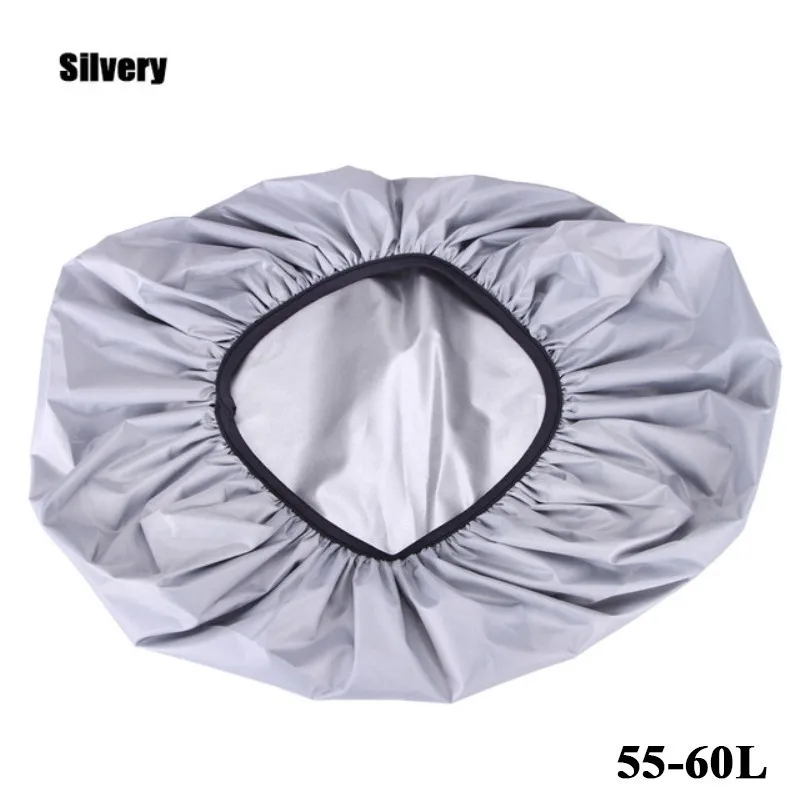 Silvery 60L TACTIFANS 190D сумка дождевик 60L Переносной Водонепроницаемый Анти-слеза пылезащитный рюкзак с УФ-защитой Кемпинг Туризм серебряное покрытие - Цвет: Silvery 60L