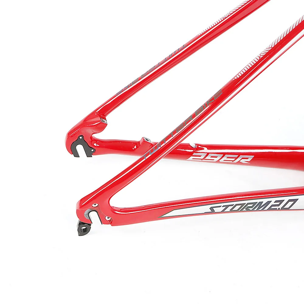 Рама MTB из углерода 27 5 29er QR 9X135mm XC велосипедная 42*52 коническая трубка BB92 пресс