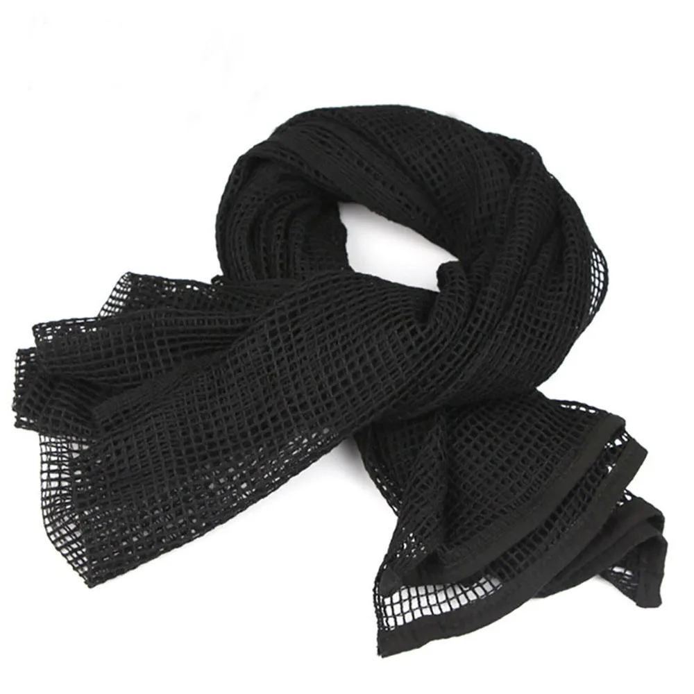 Military Men Scarves Arab Tactical Desert Army KeffIyeh Net Cloth Scarf Shawl Simple Solid Color echarpe hiver femme A9 |