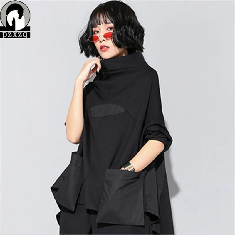 Женская футболка пальто с длинным рукавом весна 2019|Футболки| |