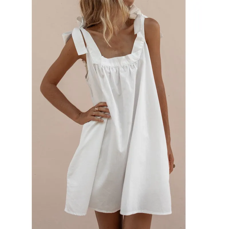 BornToGirl сарафан сексуальное открытое Бандажное шифоновое платье женское летнее