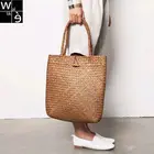 Wallike 2017 пляжная сумка на лето, большие соломенные сумки, плетеные сумки ручной работы, женские дорожные сумки, роскошные дизайнерские ручные сумки для покупок