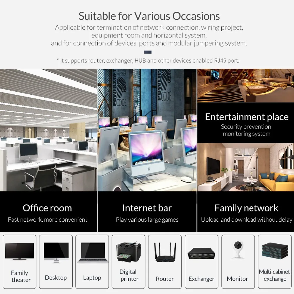 ORICO Ethernet кабель RJ45 Cat6 Lan RJ 45 сетевой для совместимый Соединительный Ethernet| |
