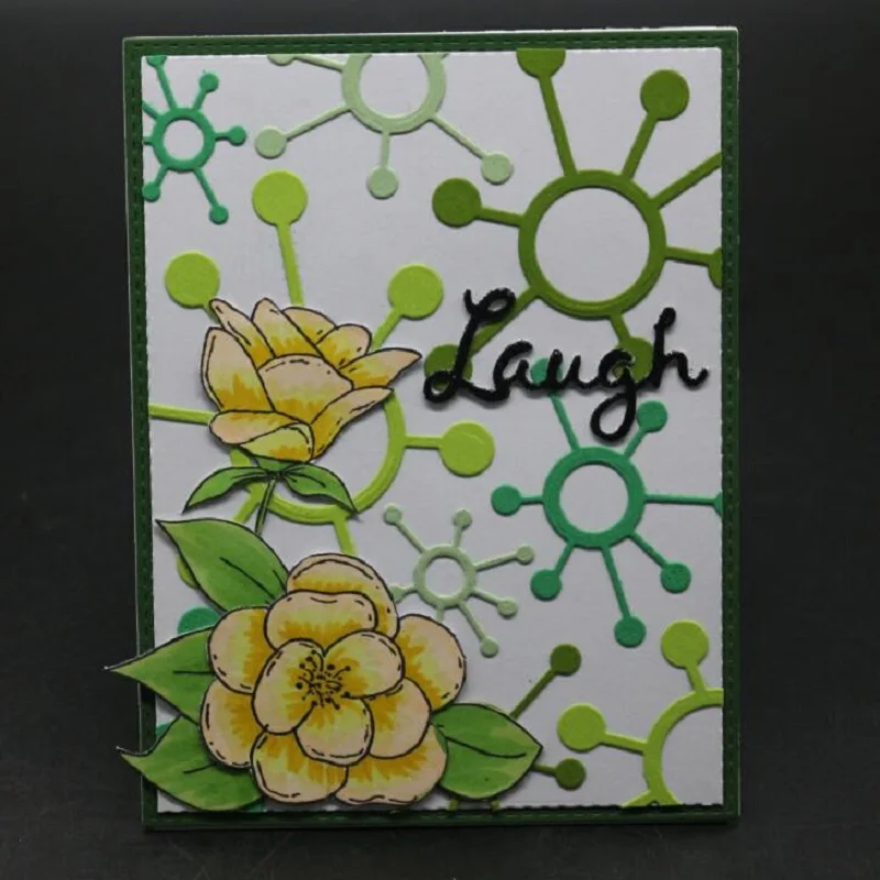 Нож для вырубки фона Glita Creatif из металла для скрапбукинга, декорирования фотоальбомов и открыток с рельефным эффектом.