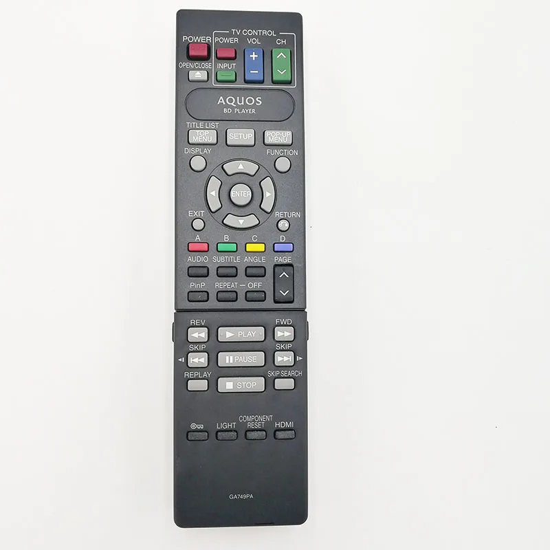 

Новый оригинальный пульт дистанционного управления GA749PA для Sharp Blu-Ray Dvd плеер
