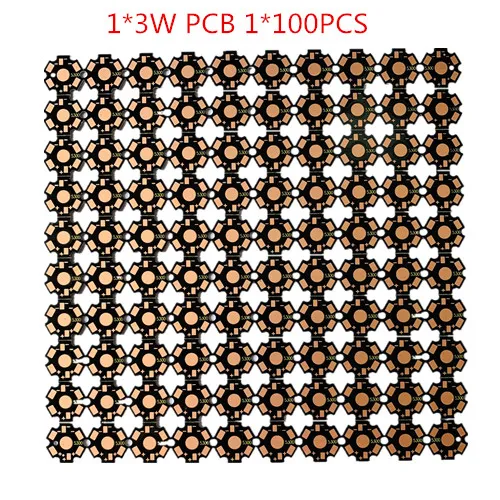 1000 шт. светодиодный PCB теплоотвод 20 мм белый blackte алюминиевое основание плиты