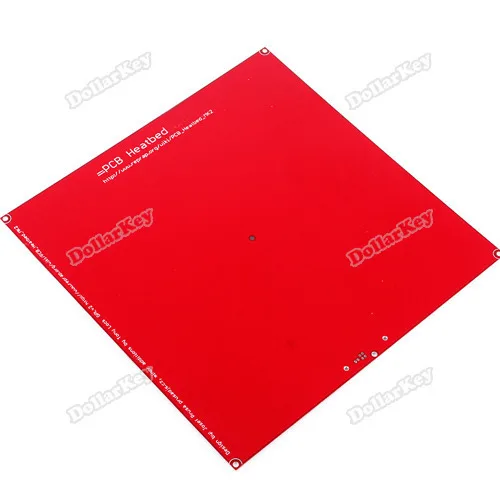 dollarkey Economic benefit NEW RepRap 3D Printer PCB Heat Bed Hot Plate For Prusa Mendel rising stars | Электронные компоненты