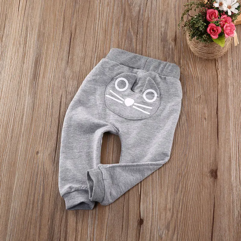 Детские хлопковые брюки с рисунком кошки на Возраст 3 24 месяца|pp pants|baby newborn leggingsbaby