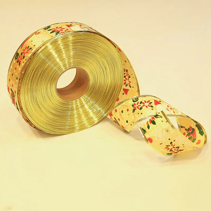 gold Хит, новогодний Navid подарок, рождественская елка, лента для украшения, подвесная елка, украшение, рождественские украшения для дома - Цвет: gold