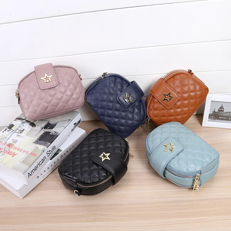 Женские Модные из натуральной кожи Курьерские сумки женские плед Crossbody Сумки