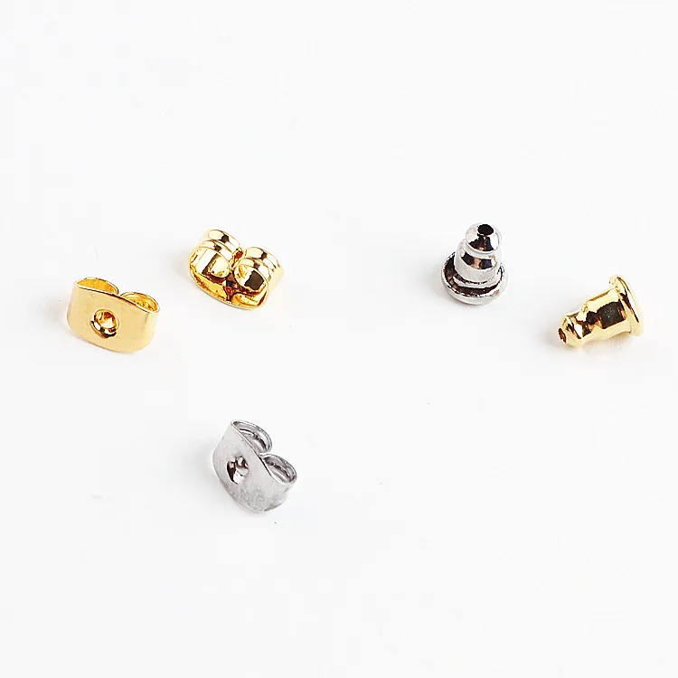 

Ritoule DIY ear jewelry accessories bullet Butterfly Earrings Ear Plug earplug ear cap plug gold plating color for a year