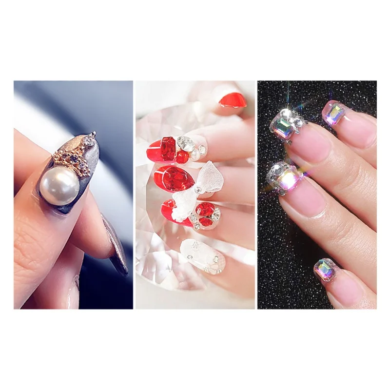 Прозрачные бесшовные двусторонние клейкие ленты наклейки для ногтей накладных