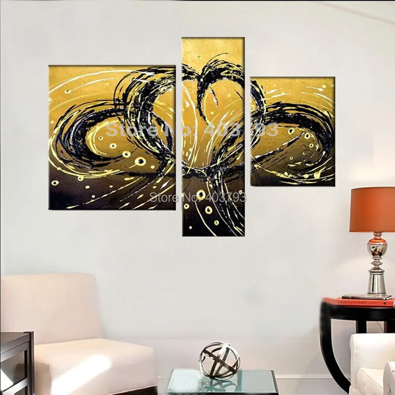 MODERN ABSTRACT HUGE LARGE CANVAS ART OIL PAINTING abstract Double phoenix fly no framed | Painting &amp Calligraphy