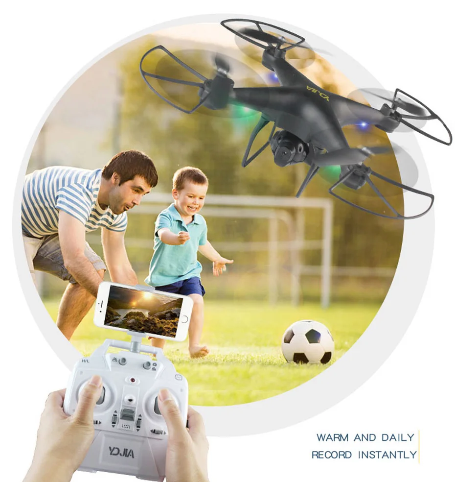 Дрон с камерой D68 wifi FPV с режимом удержания высоты Безголовый Квадрокоптер Дрон Вертолет VS X5SW X5HC