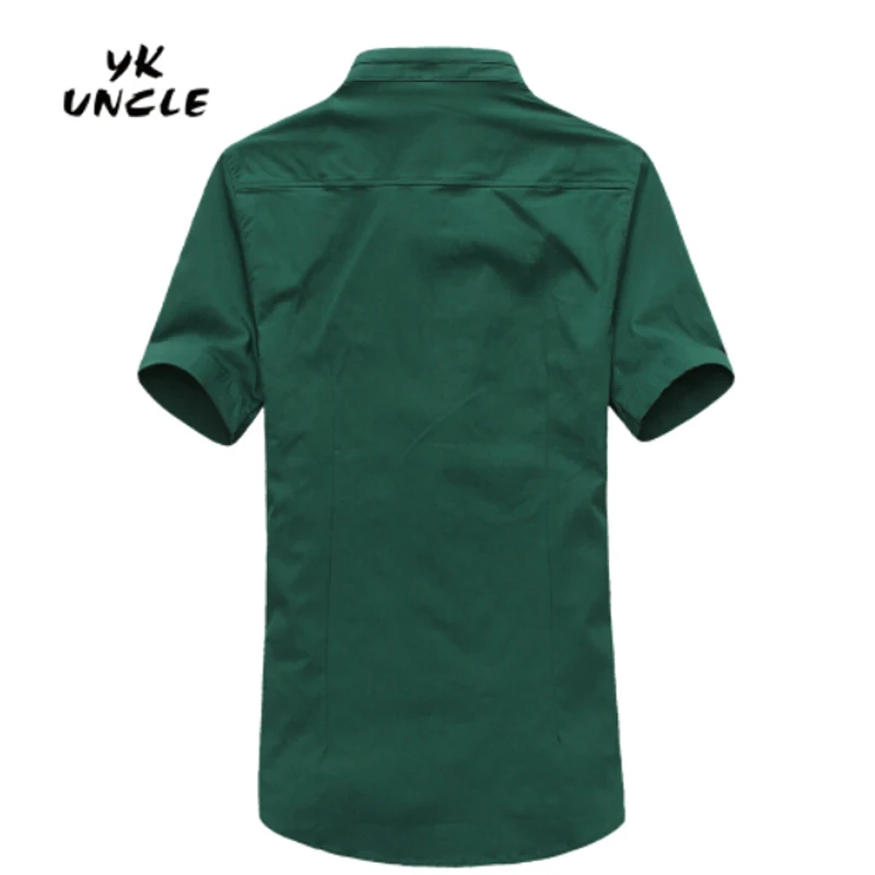 Мужская джинсовая рубашка с коротким рукавом градиентом размеры XXXL|chemise xxxl|mens dress