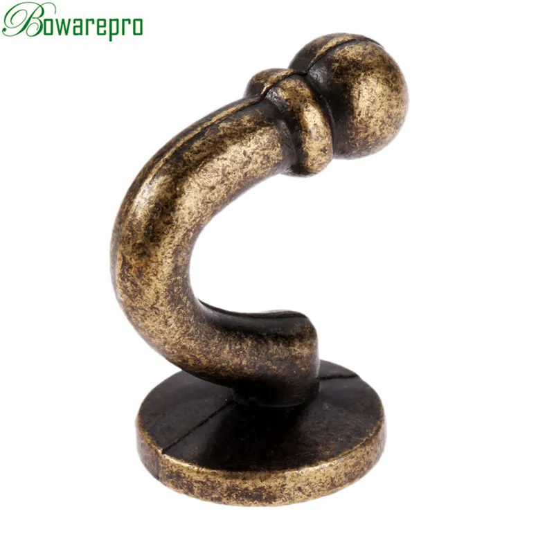 Настенный крючок 37*24 мм винтажный Бронзовый для ключей от пальто сумок шляп