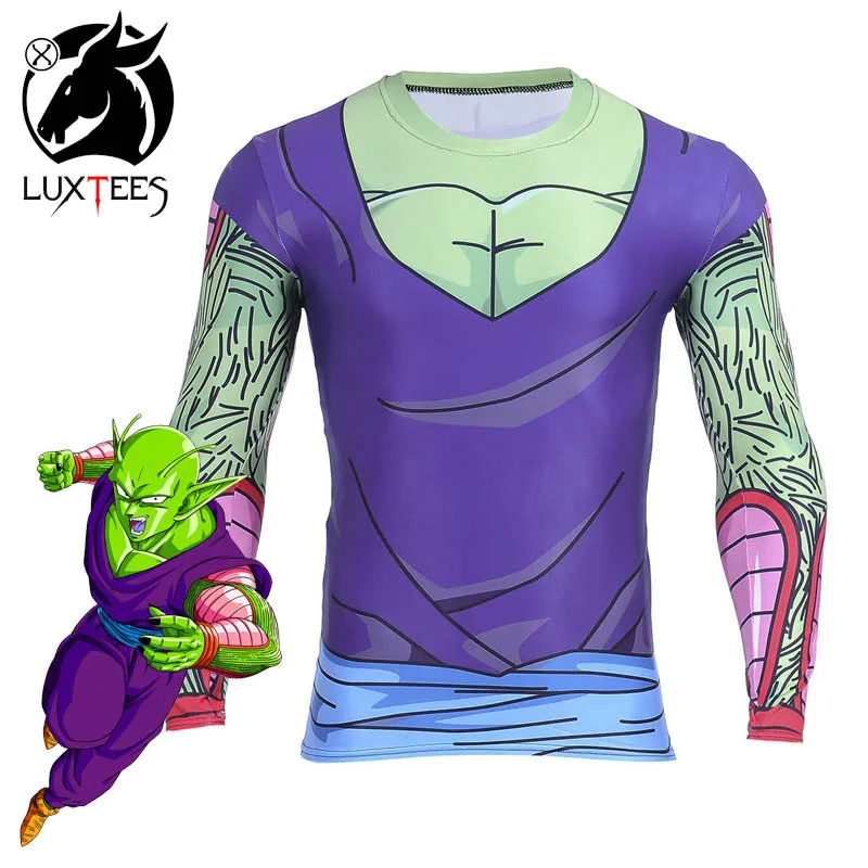 Dragon Ball супер футболка Гоку черный Вегета Android 18 костюмы для косплея Frieza фитнес