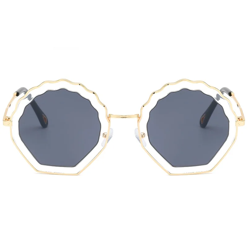 2019 Солнцезащитные очки женские круглые солнцезащитные уличная мода трендовые