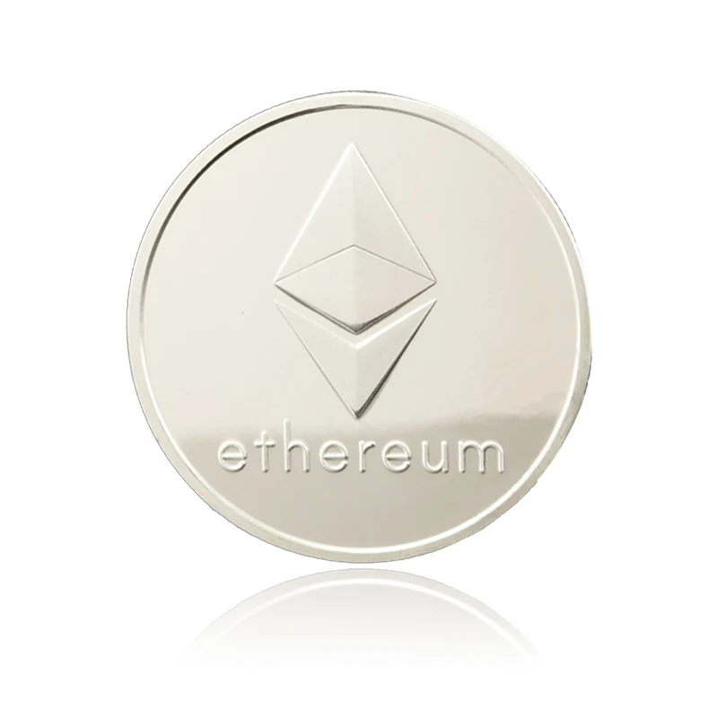 silver Позолоченные Эфириума монета памятная монета Litecoin Книги по искусству коллекция подарок физического Античная имитация украшения дома AUG27 - Цвет: silver