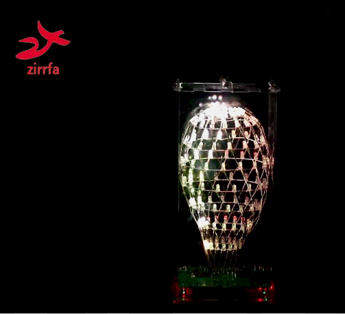 Электронный Набор DIY, Красочный светодиодный кубический шар, 3D светодиодный набор, умная электроника, светодиодный Cubeeds, набор, сделай сам, электронный
