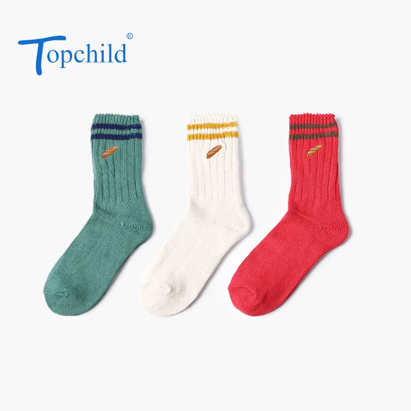 Topchild модные носки Хот дог с вышивкой Цвет Соответствующие для мужчин Спорт в