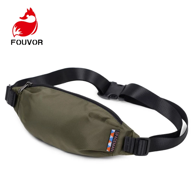 Fouvor поясная сумка женский ремень новый холщовый для девочек с буквенным принтом