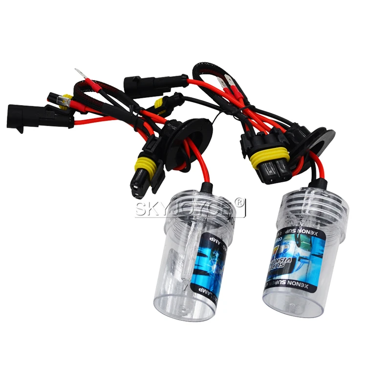 Комплект ксеноновых фар SKYJOYCE 55 Вт hid H11 6000K 12 В HID тонкий балласт H1 H7 H3 9005 9006 4300K 5000K
