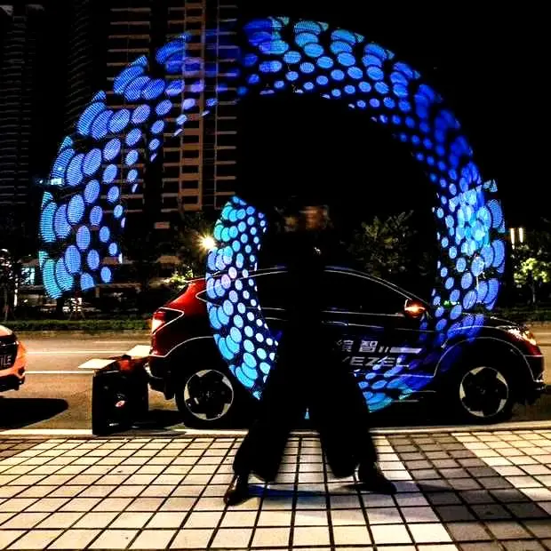 LED poi 47 см 2 шт. 60 Светодиодная палка бар Led полноцветный светодиод pixel poi|poi led|poi poipoi |