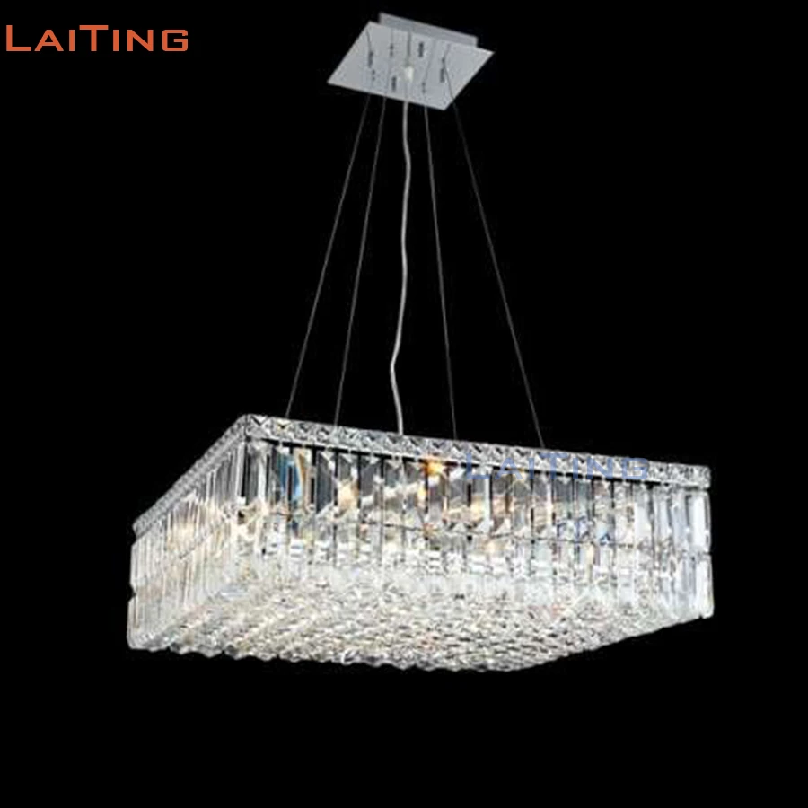 Круглая или квадратная хрустальная люстра K9 Дешевая современная стальная