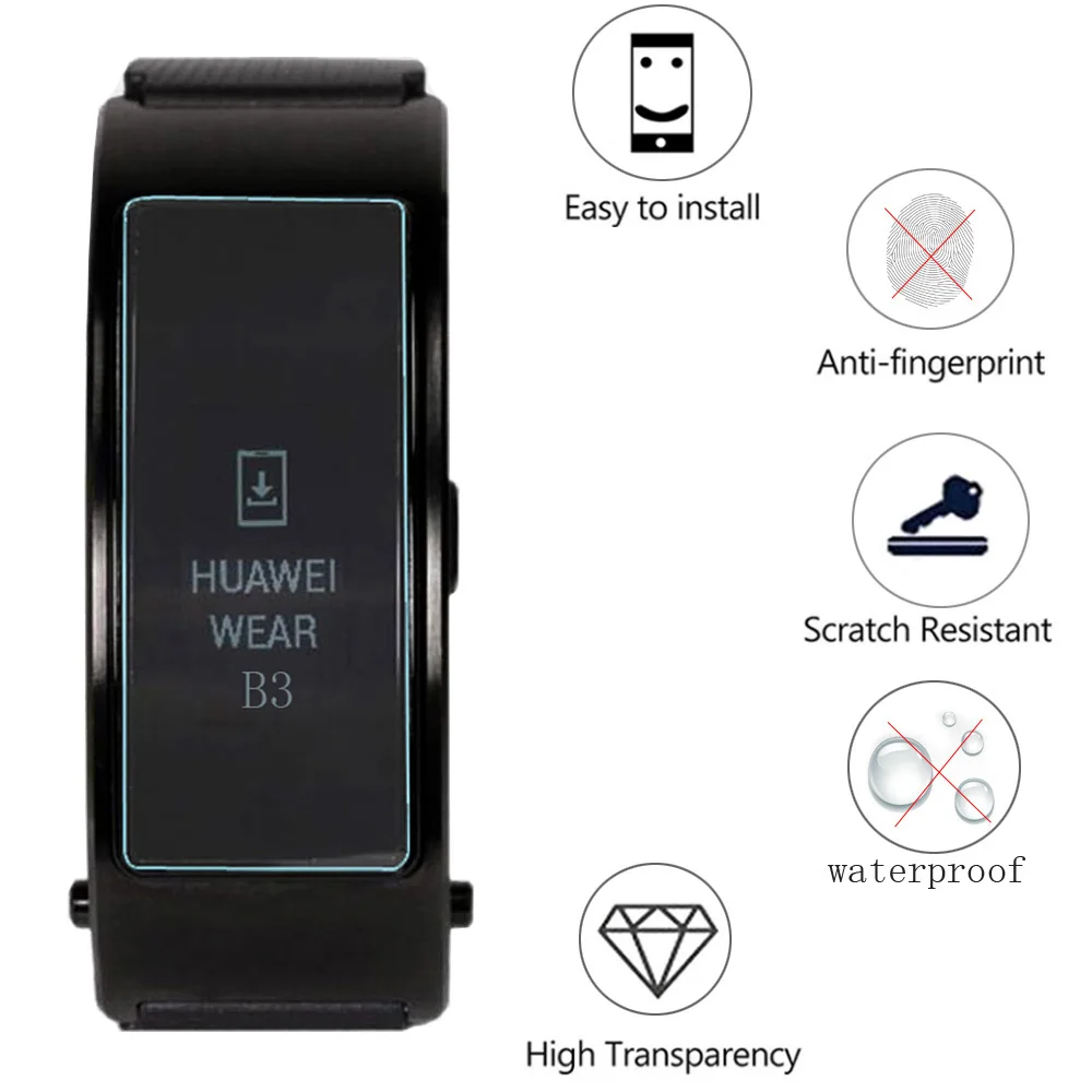 3 шт Анти Царапины мягкая защитная пленка tpu для huawei Talk Band B3 Смарт часы Полный