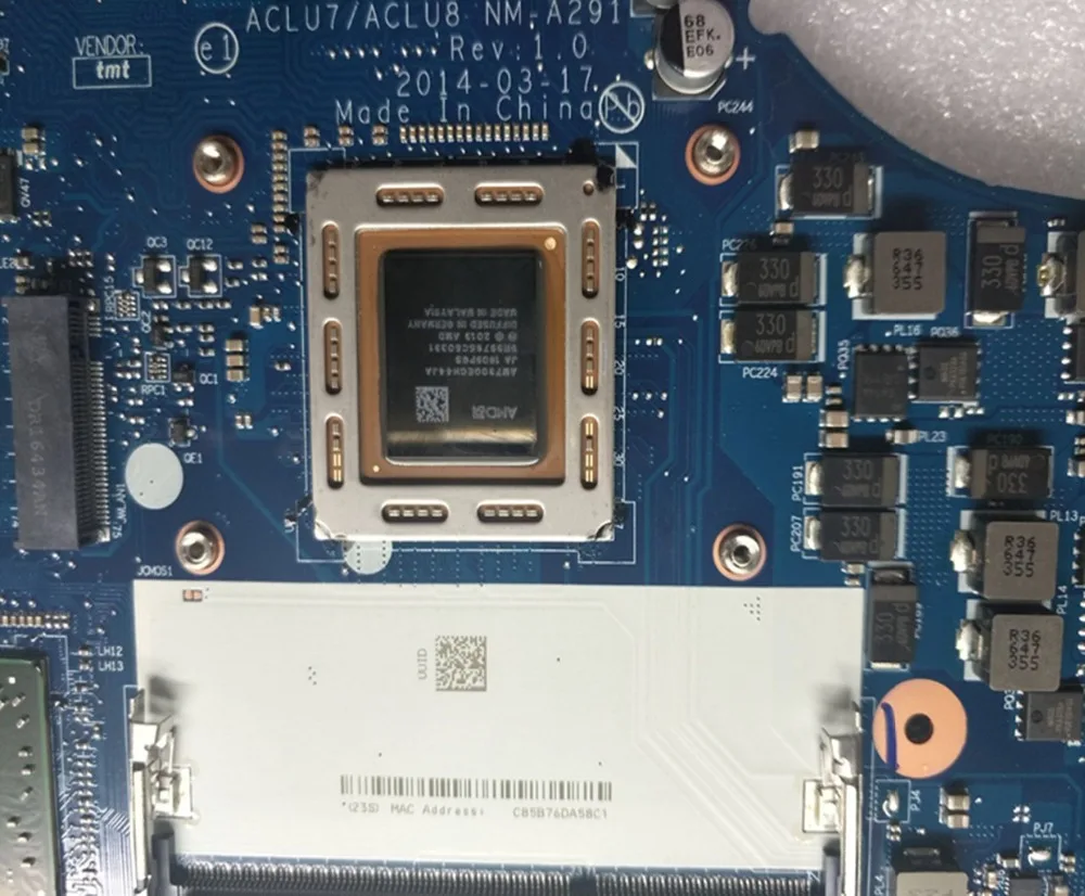 Для Lenovo G50-75 материнская плата для ноутбука центральный процессор независимая