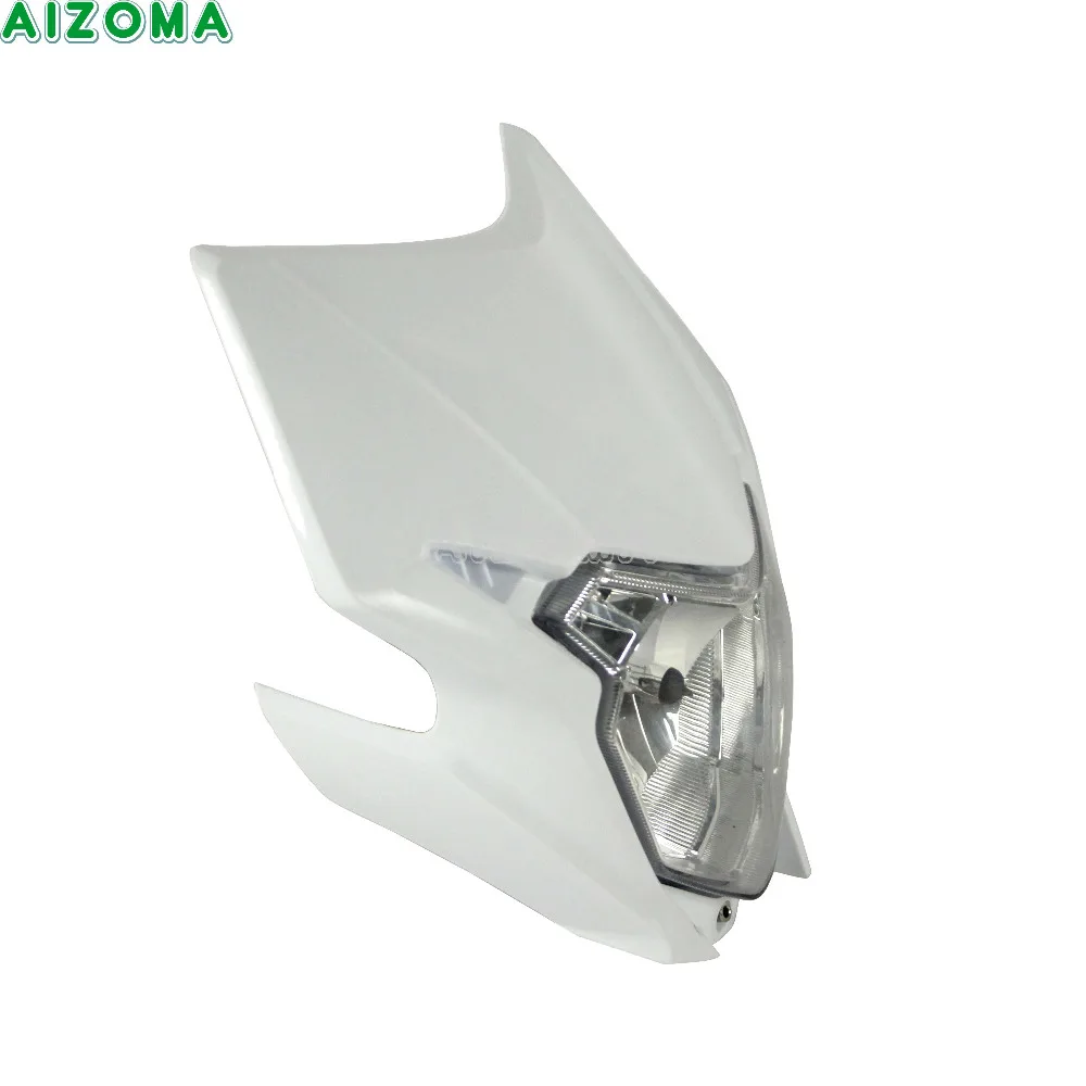 MX эндуро белый головной светильник 12 В/35 Вт для Honda CRF150L CRF230 CRF250 CRF450 F CRF 125 250 450 R/S/M/L