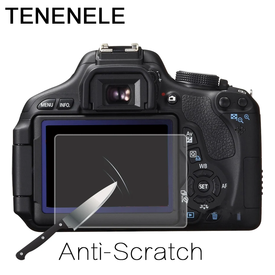 Защитная пленка TENENELE для экрана Canon 60D 600D закаленное стекло защитная ЖК HD 600 60 D