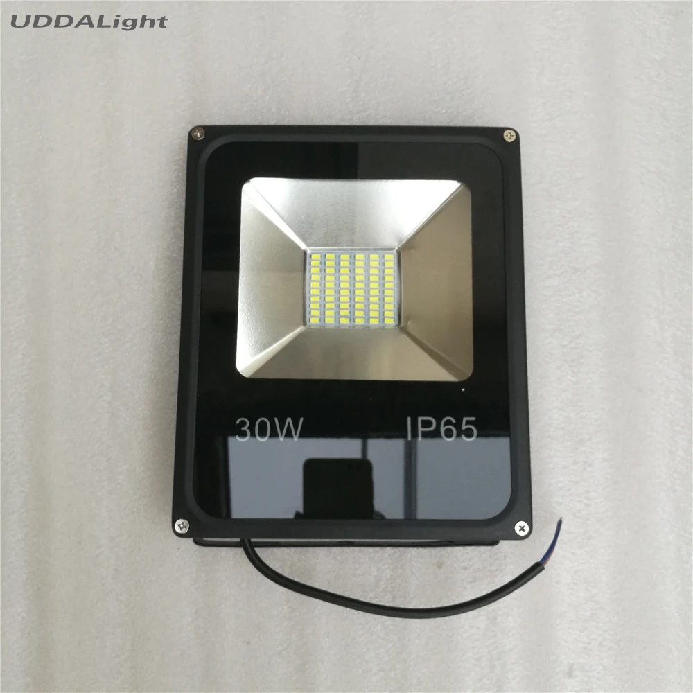 Работающего на постоянном токе 12 В led прожектор светильник 30 Вт цвет: черный; популярная модель 30% off