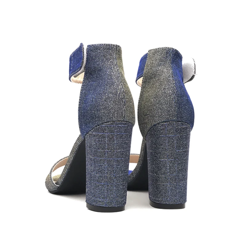 2019 Новое поступление весенне летние женские босоножки блестящие туфли с