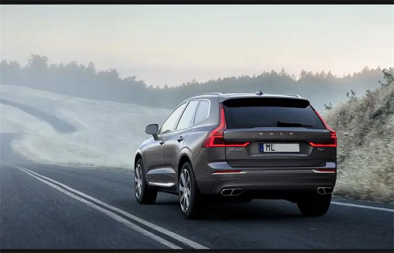 Автомобильный Стайлинг Rline хвост горло выхлопная труба для Volvo XC60- выхлопная труба крышка глушитель наконечник авто аксессуары