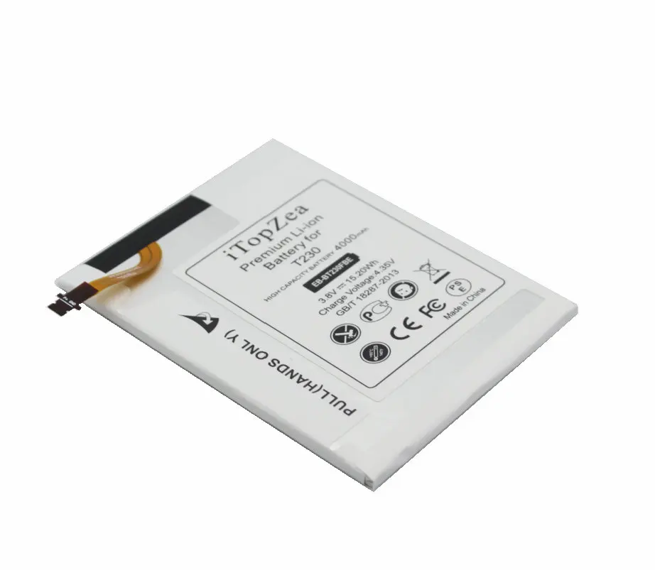 ITopZea 1x4000 мА/ч EB-BT230FBE запасная батарея для Samsung Galaxy Tab 4 7 0 &quotУголок T230 T231 T235 SM-T230 SM-T231 |