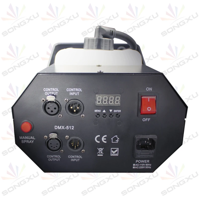 новый 2014 дым машины 1200w привело dmx для сценического оборудования генератор