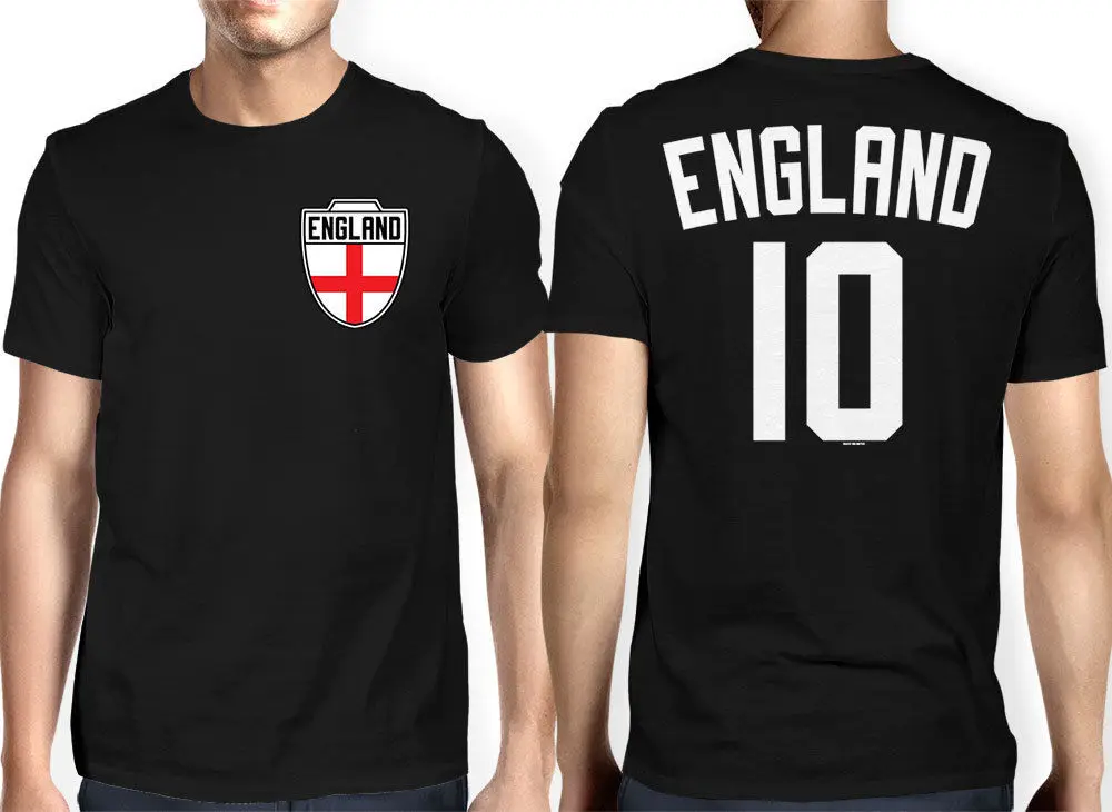 

Summer New Brand T Shirt Men Casual England Soccers Footballer Sporter Crest Country Pride Men's T-Shirt