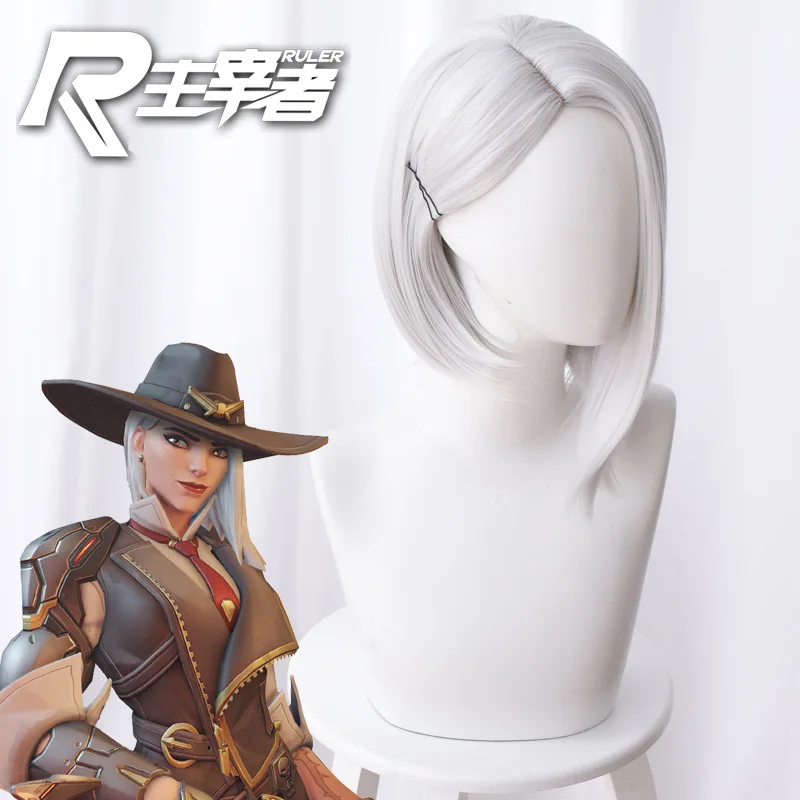 Парики для косплея OW D. Va and merity Жаростойкие синтетические волосы коричневого и