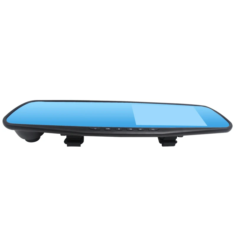 Зеркало заднего вида с двойной камерой Автомобильный видеорегистратор Full HD 1080P