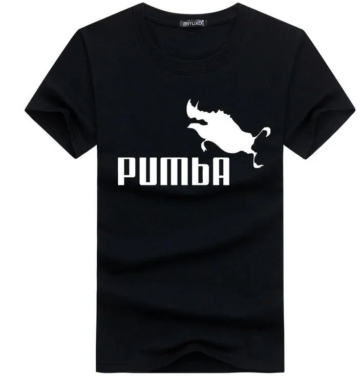 2019 funny tee cute t shirts homme Pumba men short sleeves cotton tops cool shirt summer jersey costume Fashion t-shirt | Мужская одежда