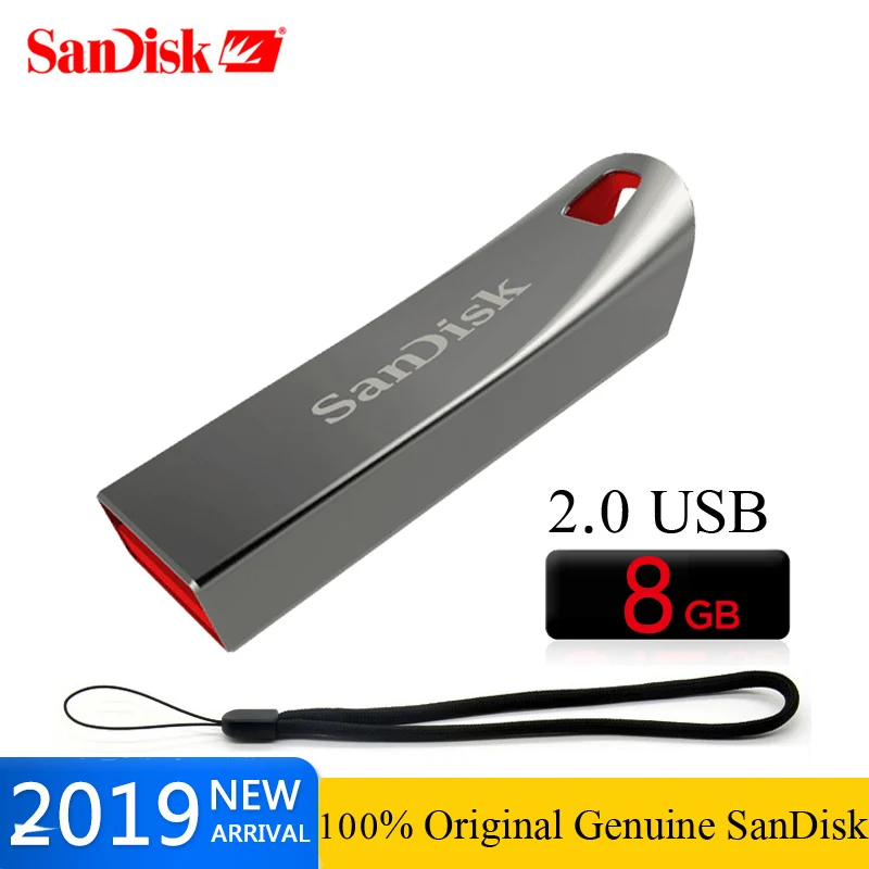 SanDisk оригинальный CRUZER FORCE USB 2 0 32 ГБ флеш накопитель SD 16 накопители 8 64 U диск