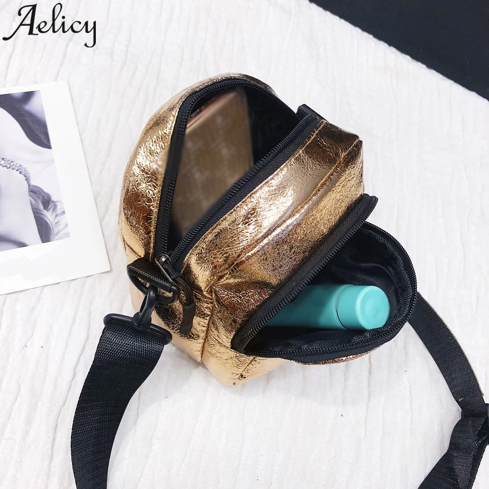 Женская сумка через плечо Aelicy кожаная мессенджер мобильный телефон кошелек