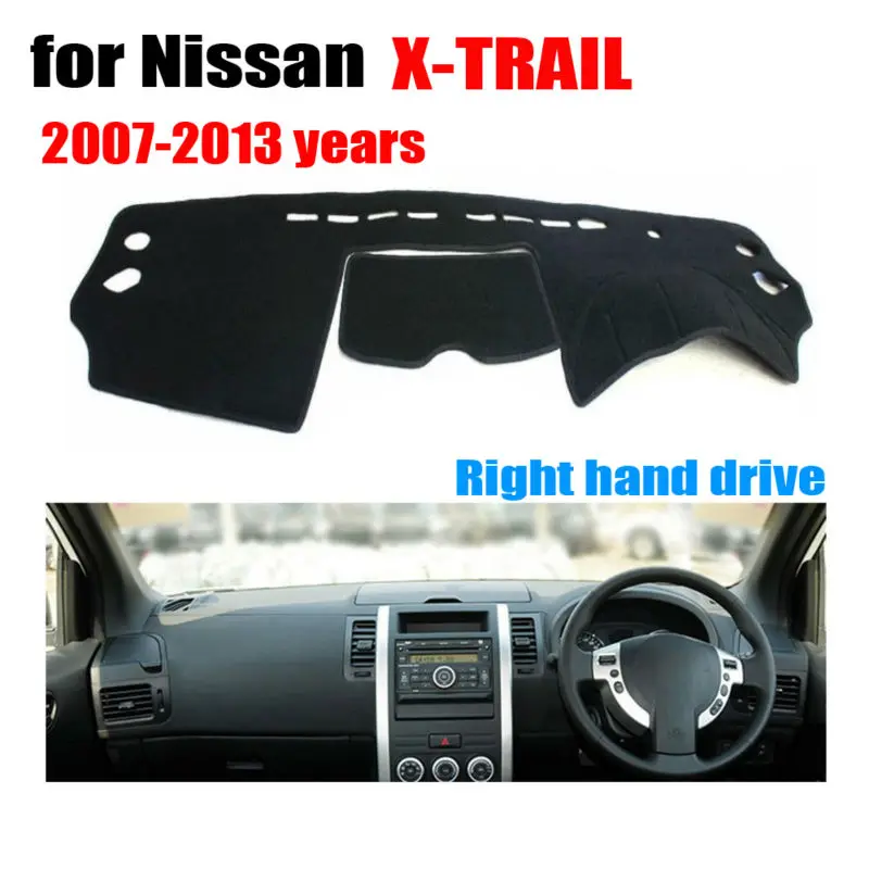 Бесплатная доставка! Коврик для приборной панели автомобиля Nissan X TRAIL 2007 2013 правый