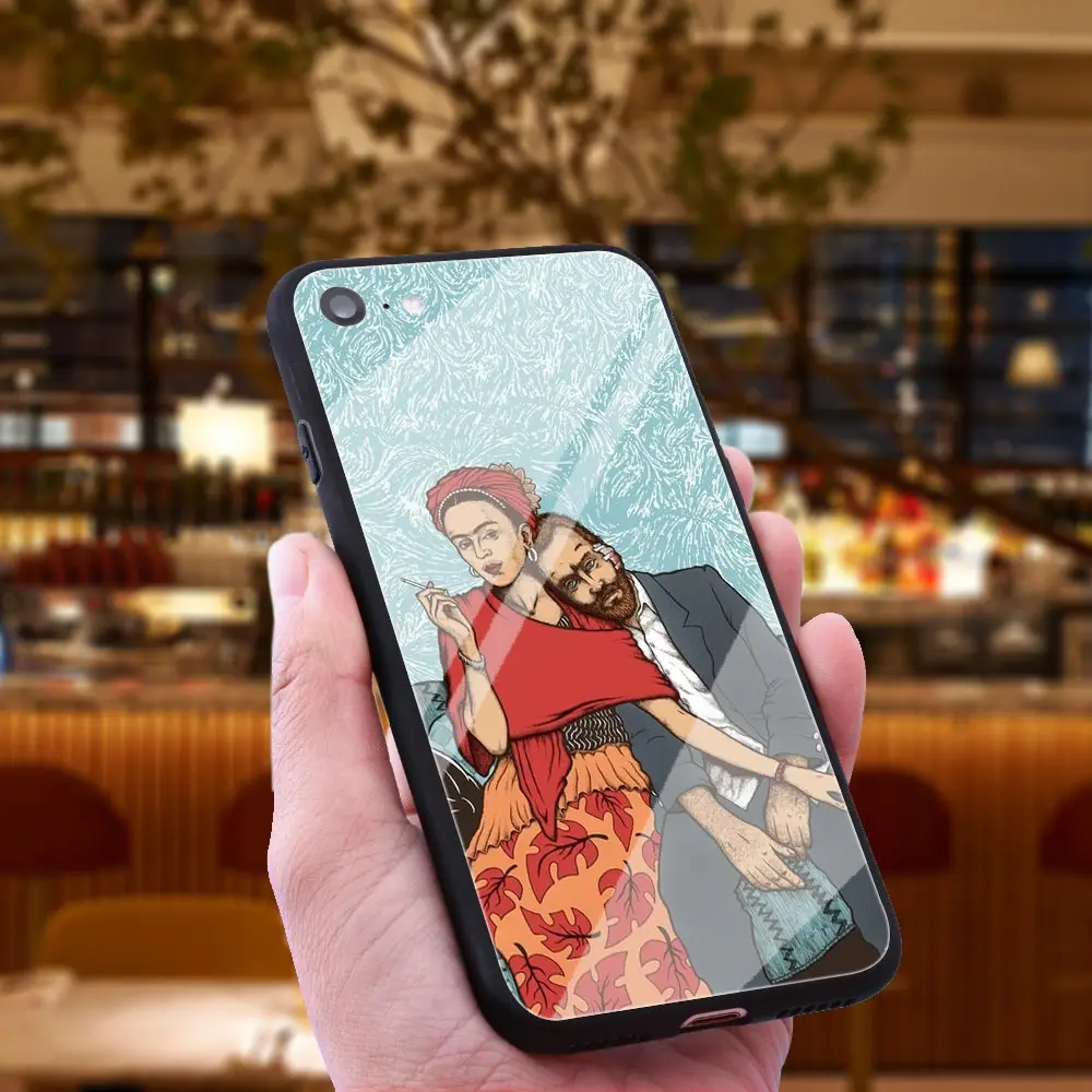 WEBBEDEPP Mona Lisa Van Gogh чехол из закаленного стекла для телефона Apple iPhone Xr Xs Max X или 10 8 7 6 6S