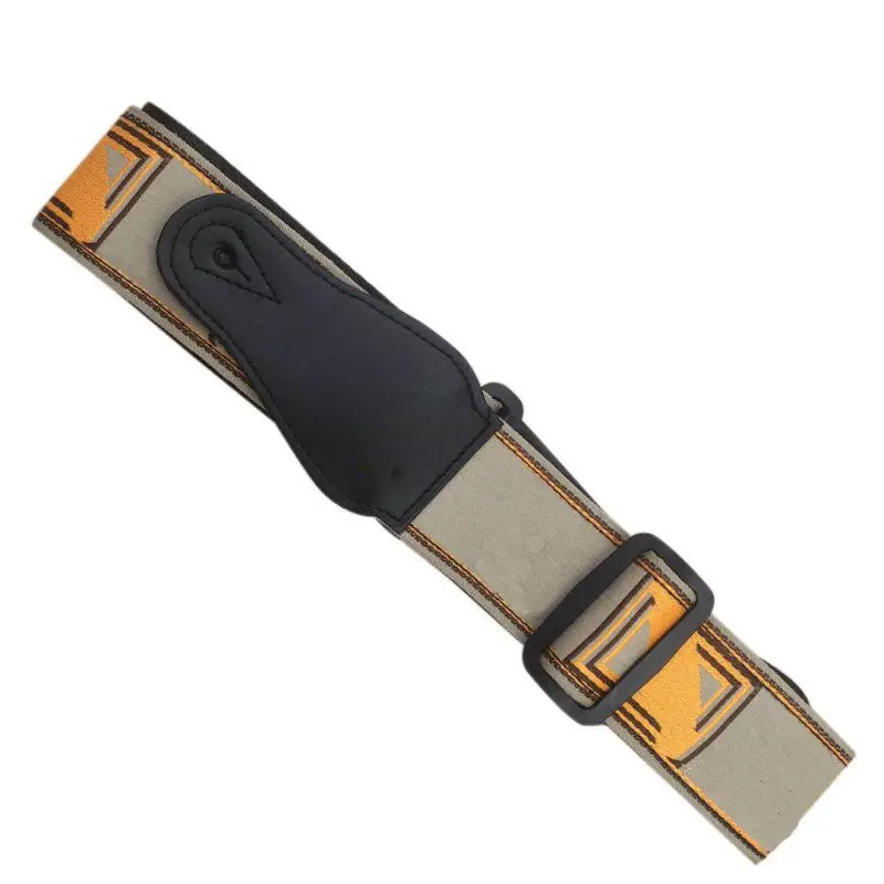 

Adjustable Guitar Belt Guitar Strap with Leather Ends For Electric Acoustic Guitar Parts guitar universal embroidery strap