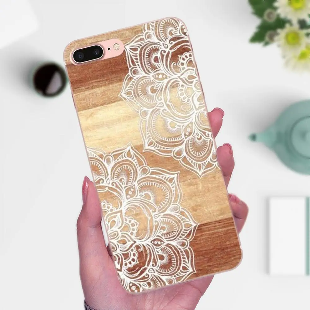 Для Xiaomi Note 3 4 Mi3 Mi4 Mi4C Mi4i Mi5 Mi 5S 5X 6 6X 8 SE A1 Max Mix 2 чехол для телефона дерево Мандала