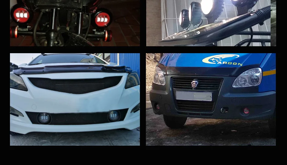 AILEO luces led para Автомобильный светодиодный рабочий светильник 12 в 24 в 30 Вт 6000 К внедорожный бар ATV yacht 4x4