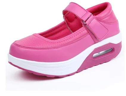 Новая обувь; женская обувь; повседневная женская обувь на плоской подошве, увеличивающая рост; распродажа; обувь на толстой платформе - Цвет: 1